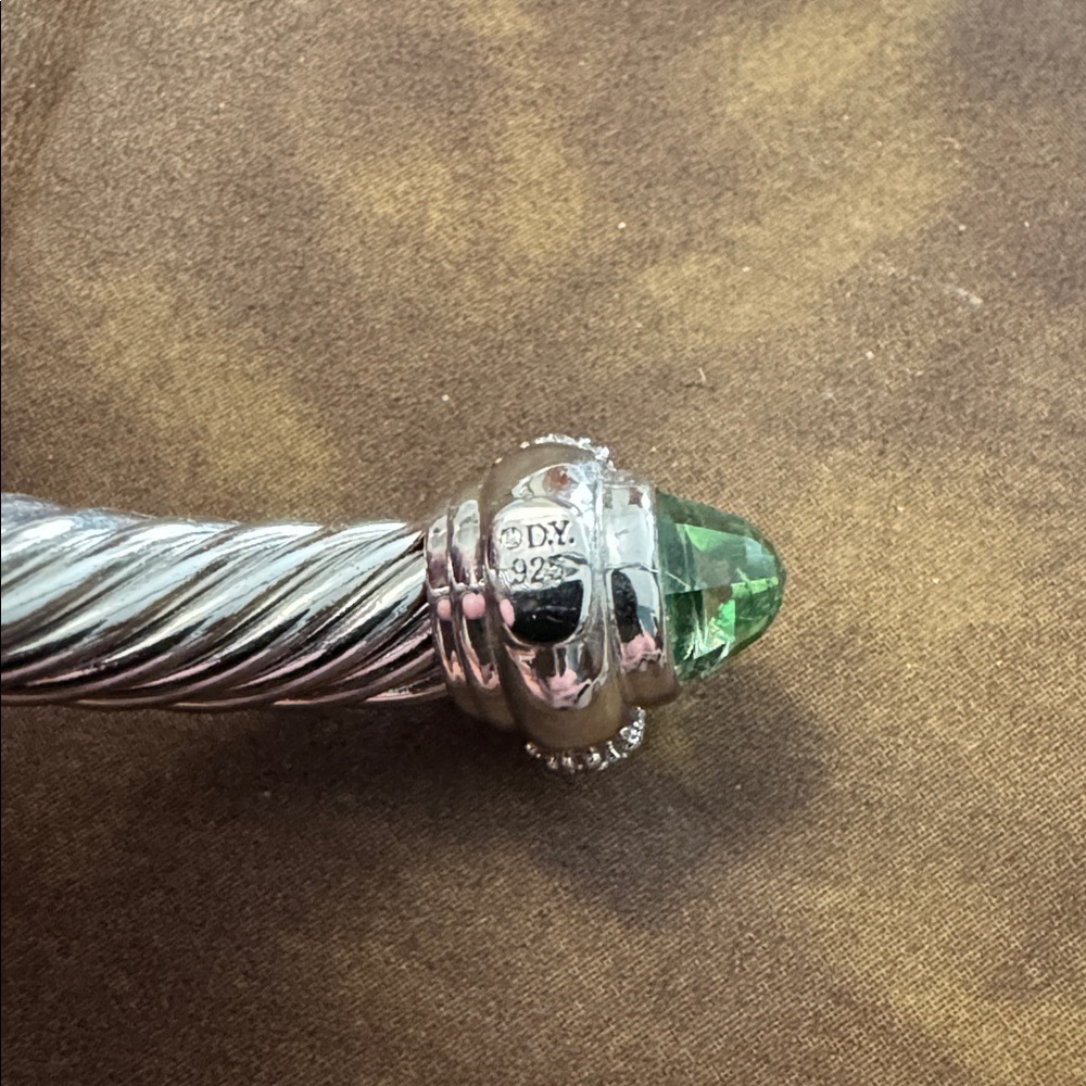 Cable bracelet light green - Picture 2 of 2